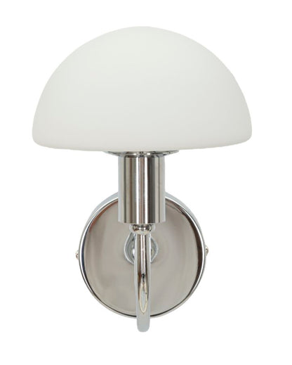 Candeeiro de Parede Lovy Prateado Cm 23x15x22