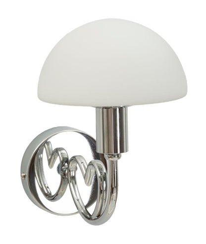 Candeeiro de Parede Lovy Prateado Cm 23x15x22