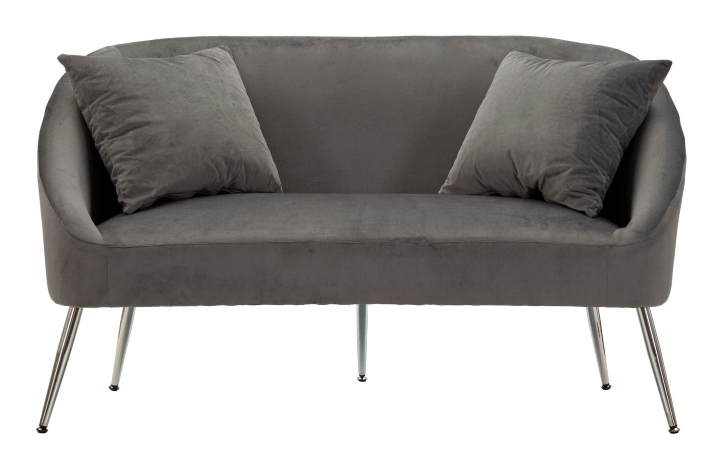 Sofá Pequeno Silvery com Cuscini Cm 137x69x79