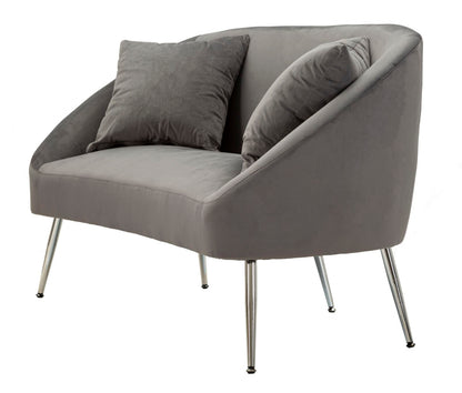 Sofá Pequeno Silvery com Cuscini Cm 137x69x79
