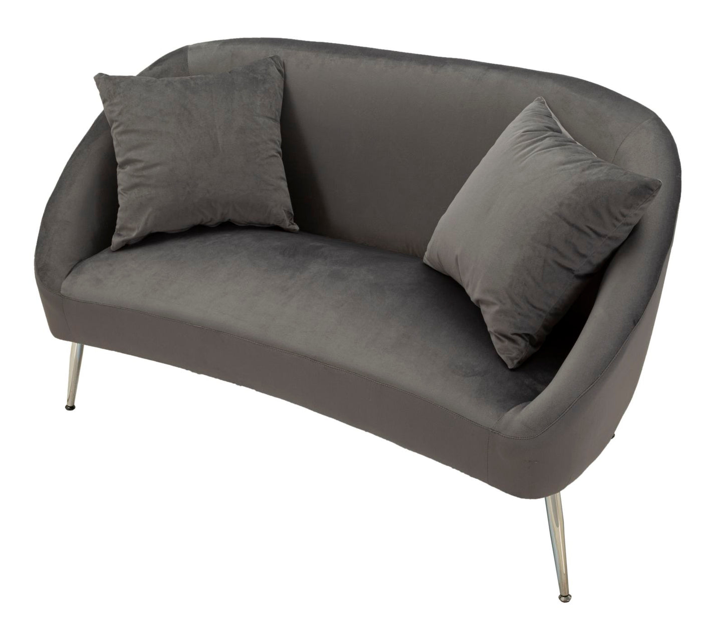 Sofá Pequeno Silvery com Cuscini Cm 137x69x79
