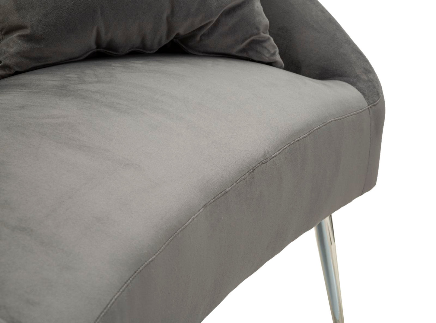 Sofá Pequeno Silvery com Cuscini Cm 137x69x79