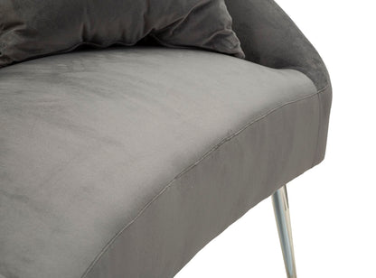 Sofá Pequeno Silvery com Cuscini Cm 137x69x79