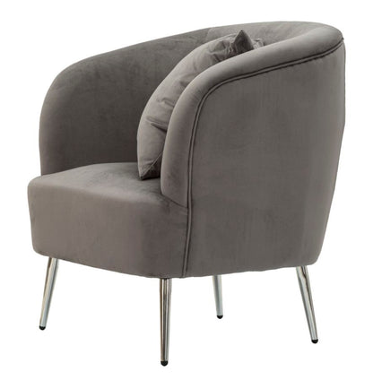 Poltrona Silvery com Almofada Cm 73x66x78