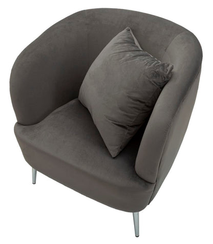 Poltrona Silvery com Almofada Cm 73x66x78
