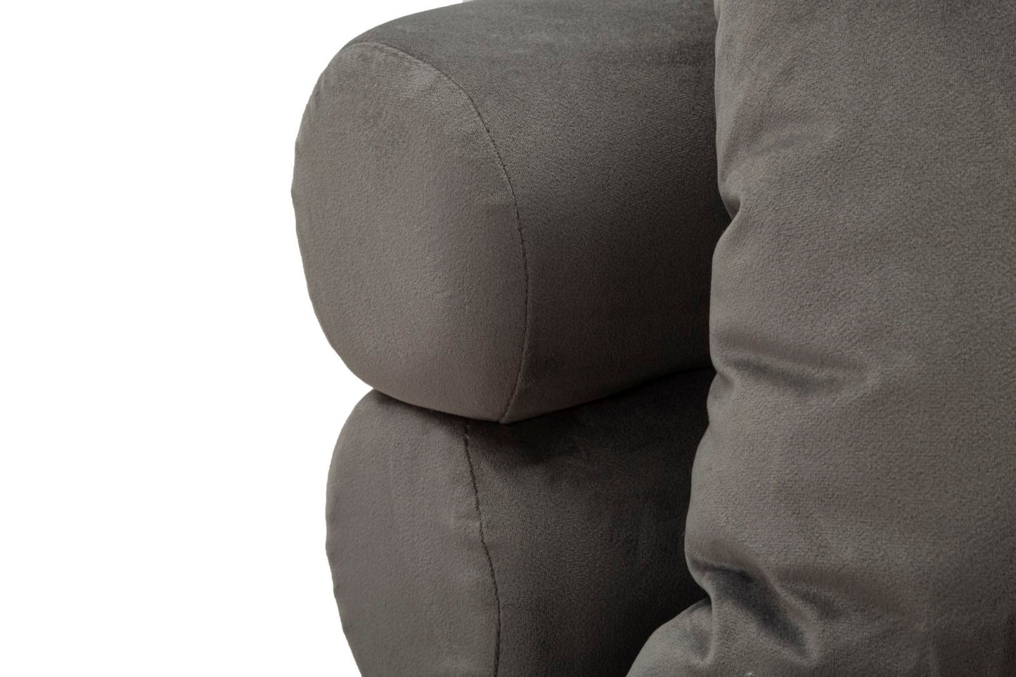 Sofá Pequeno Silvery Plus com Cuscini Cm 133x68x69