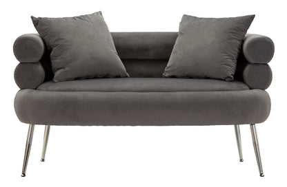 Sofá Pequeno Silvery Plus com Cuscini Cm 133x68x69