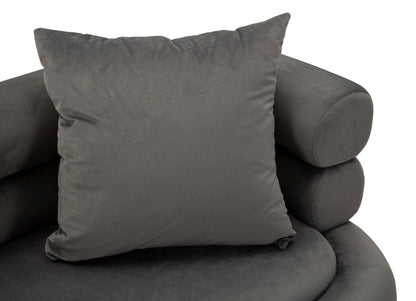 Sofá Pequeno Silvery Plus com Cuscini Cm 133x68x69