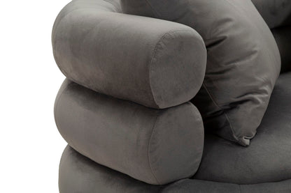 Sofá Pequeno Silvery Plus com Cuscini Cm 133x68x69