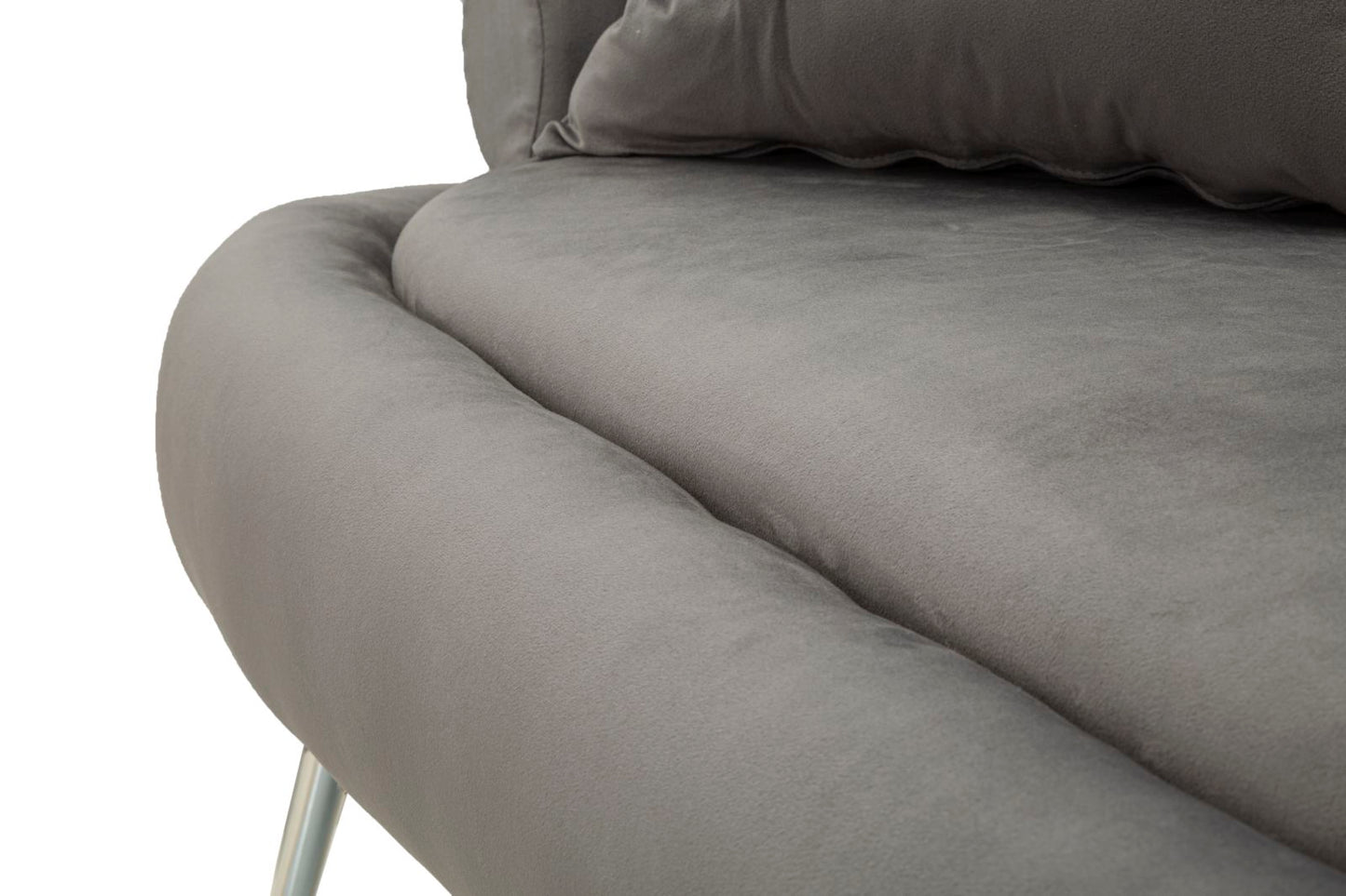 Sofá Pequeno Silvery Plus com Cuscini Cm 133x68x69