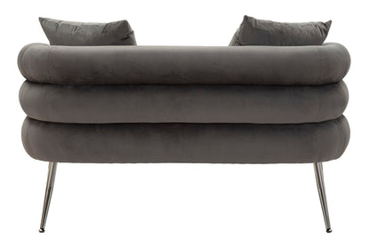 Sofá Pequeno Silvery Plus com Cuscini Cm 133x68x69
