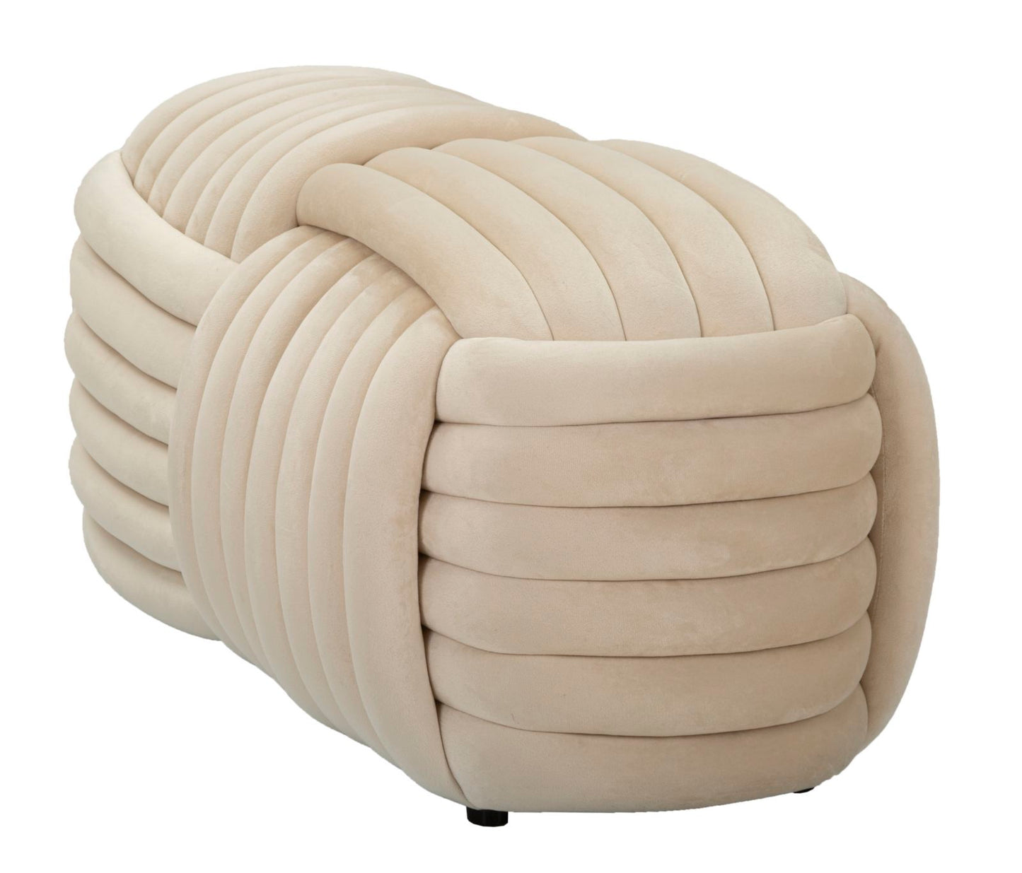 Banco Softy Creme Cm 90x45x45