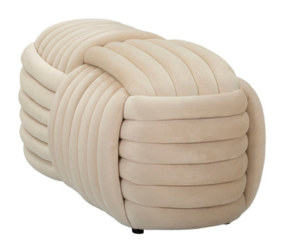 Banco Softy Creme Cm 90x45x45