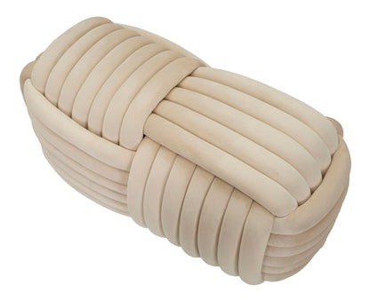 Banco Softy Creme Cm 90x45x45