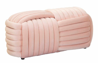 Banco Softy Rosa Cm 90x45x45