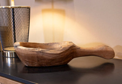 Porta objetos Spoon em Teca Reciclada Cm 36x16x8