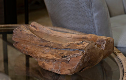 Porta objetos Narro em Teca Reciclada Cm 31x21x8