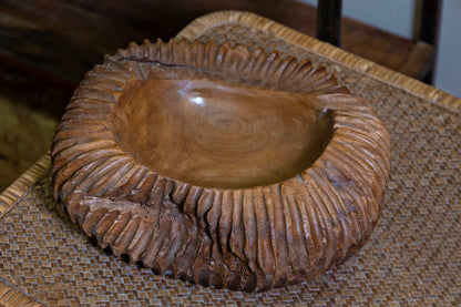 Porta objetos Garit em Teca Reciclada Cm ø 32x11