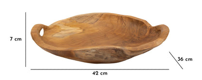 Porta objetos Wahan em Teca Reciclada Cm 42x36x7