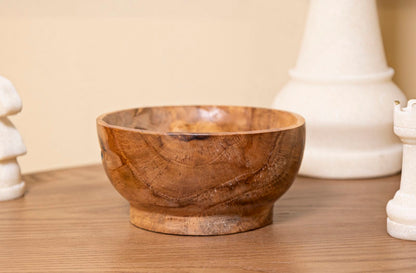 Porta objetos Butot em Teca Reciclada Cm ø 15x8