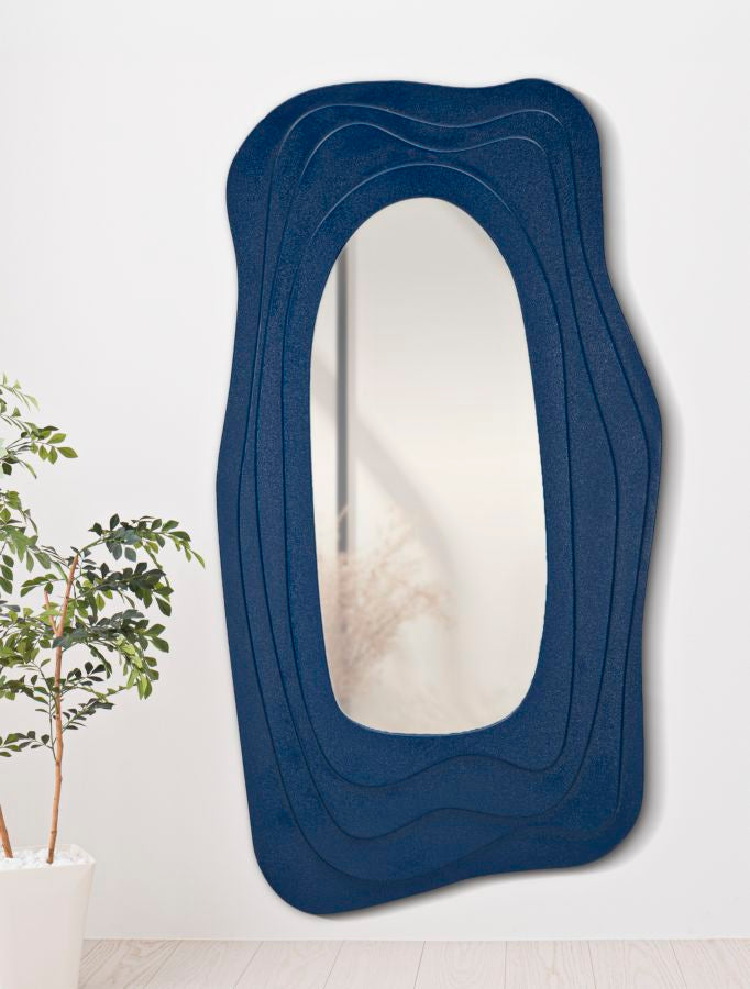 Espelho de Parede Dafne Azul Cm 90x4x165