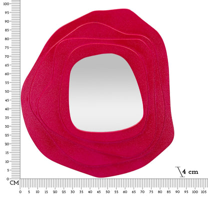 Espelho de Parede Dalia Fuxia Cm 90x4x97