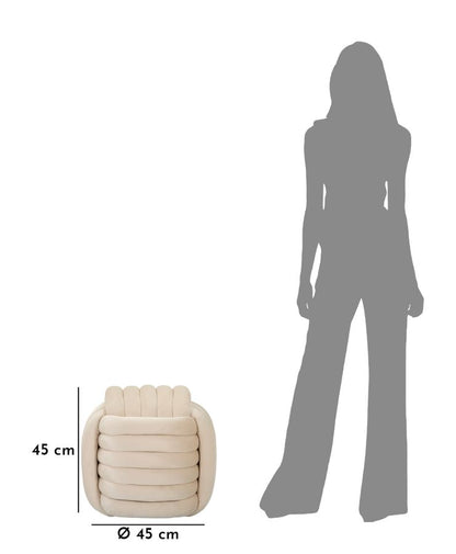 Pufe Softy Creme Cm 45x45x45