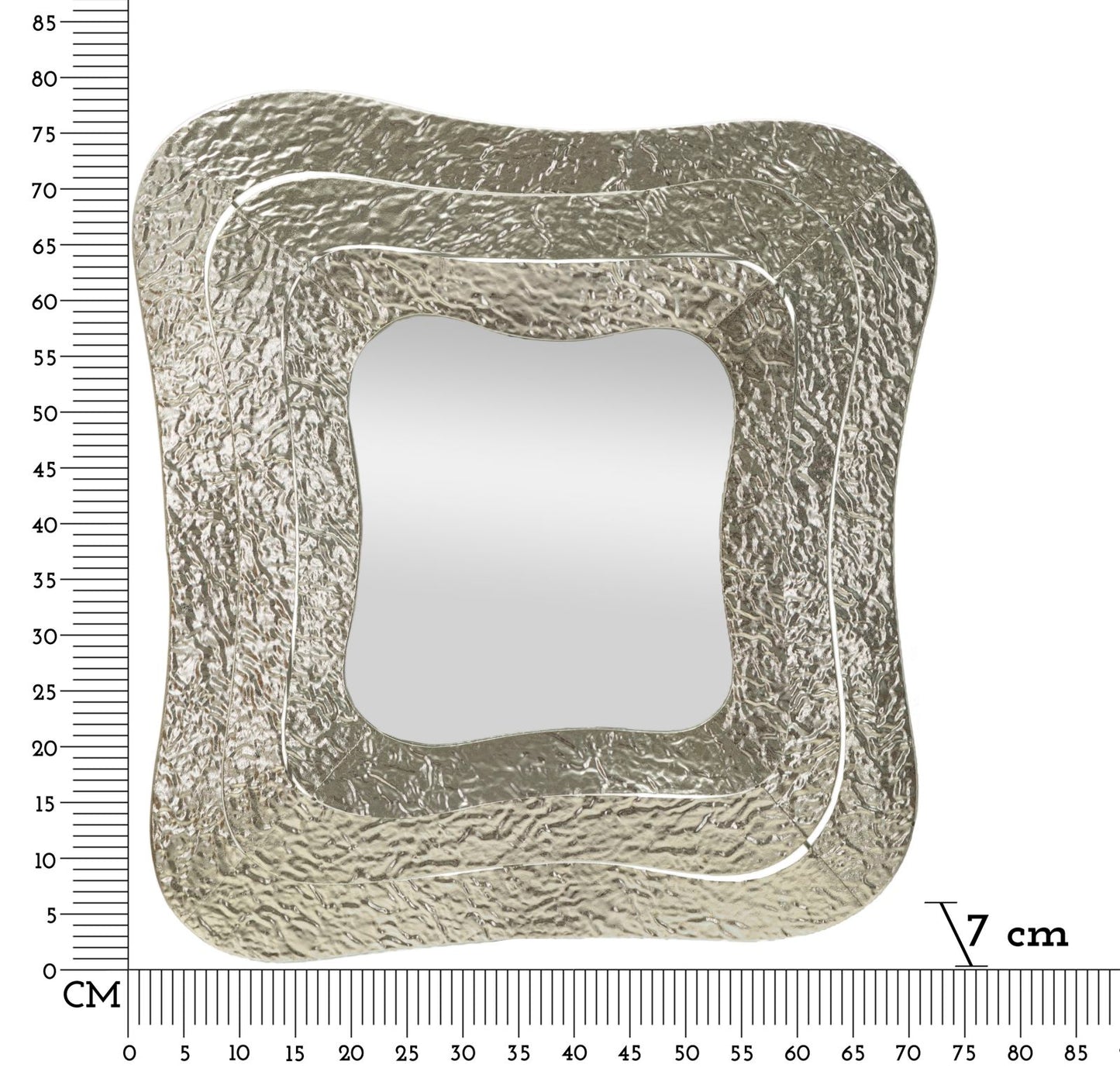 Espelho Aury Quadrado Cm 74x7x79
