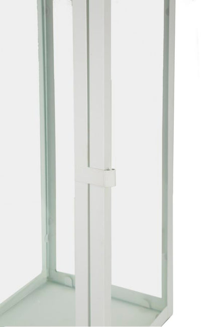 Lanterna Branco Conjunto 3 Un. Cm 22x22x66-18x18x49,5-14x14x39
