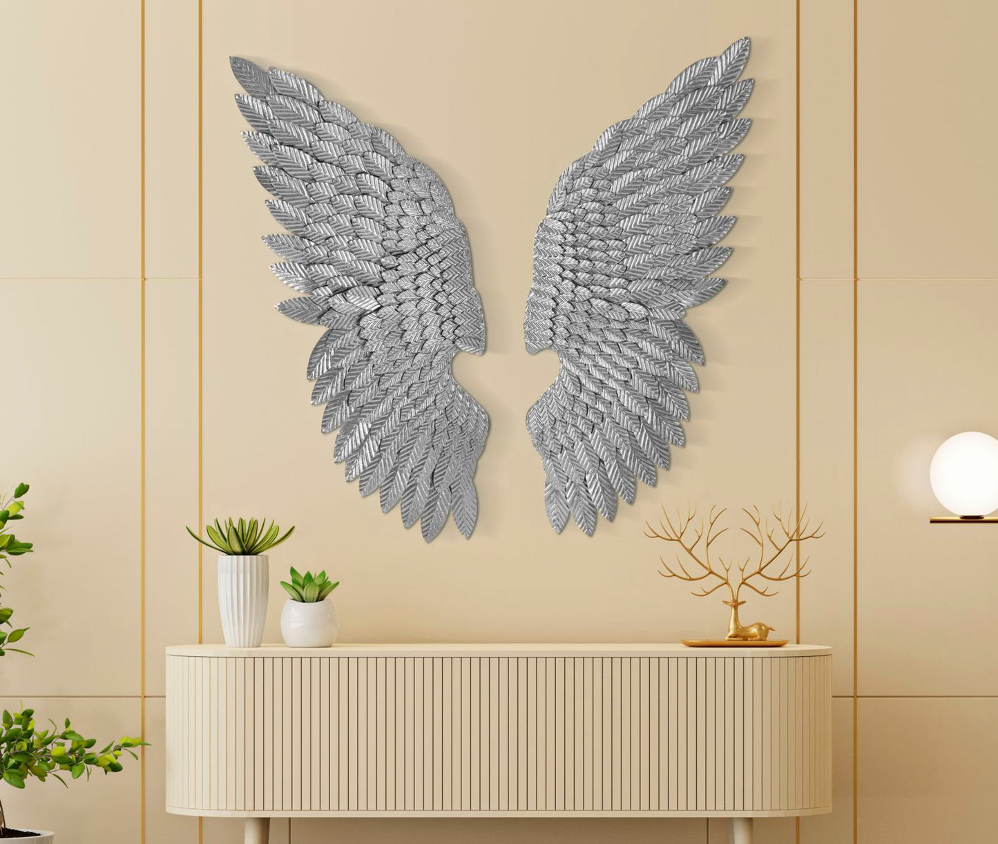 Painel Ali Beauty Par Prateado Cm 37,5x3x100