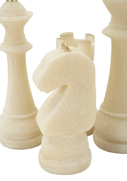 Scacchi Quarzy Conjunto 8 Un. Assortiti Cm ø 4,4x9,2-4,3x13,3-5x16-x4,5x10,3