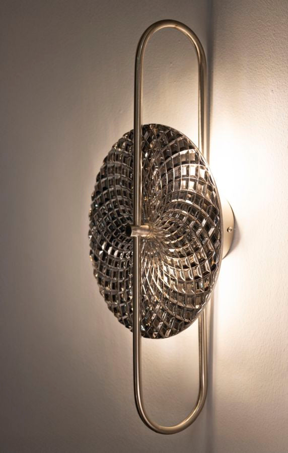 Candeeiro de Parede Silvery Cm 28x15x54