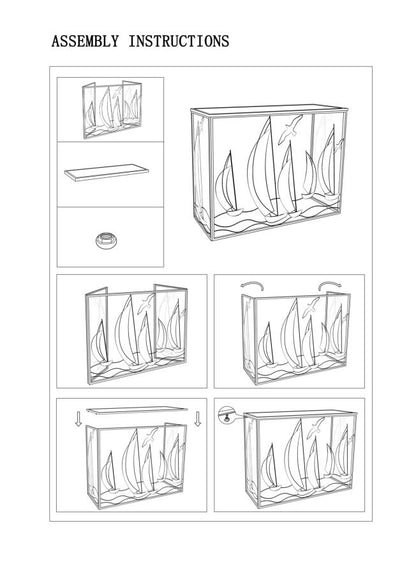 Consola Vele Cm 108x37x80