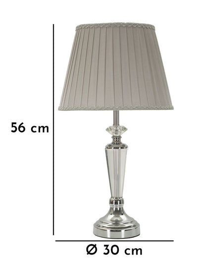 Candeeiro de Mesa Silvery Cm ø 30x56