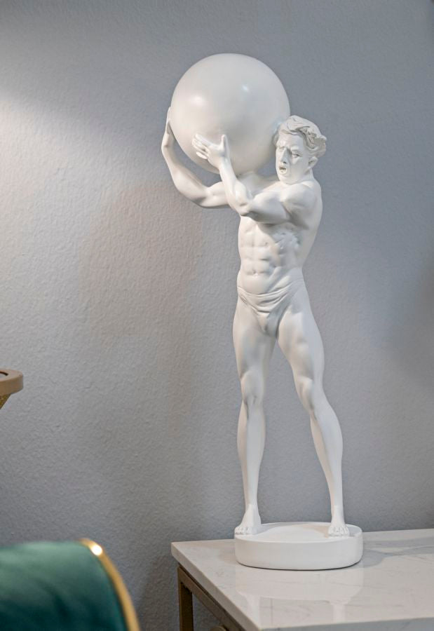 Estatueta Atlas Cm 18x12,5x50
