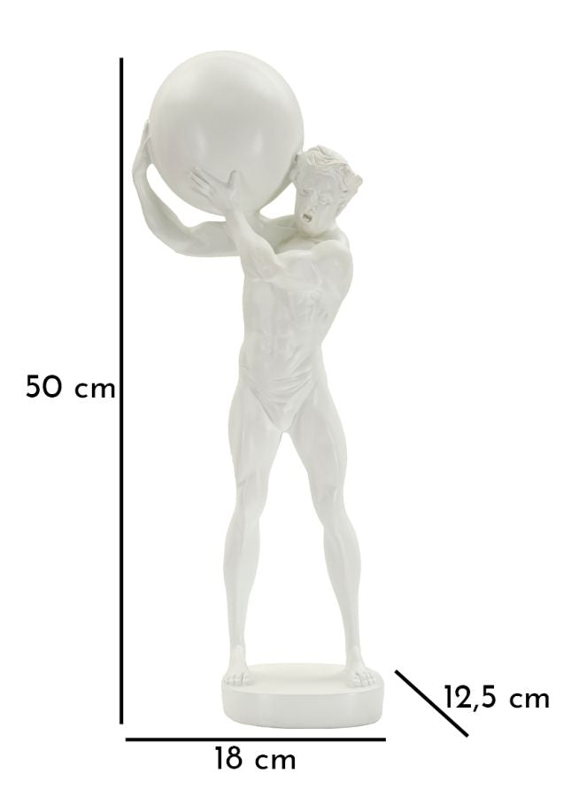 Estatueta Atlas Cm 18x12,5x50