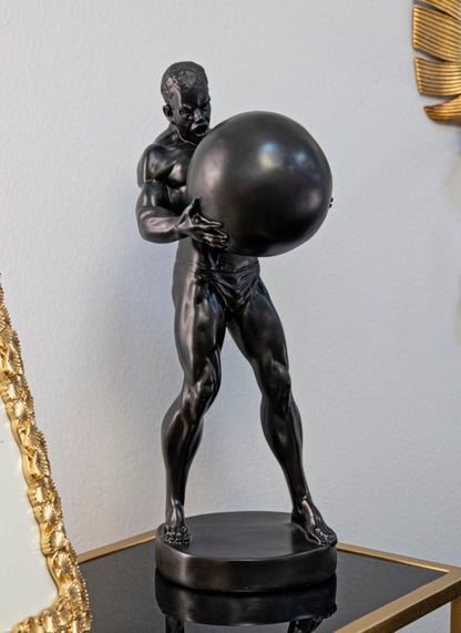 Estatueta Atlas Cm 18,5x20,5x43,5