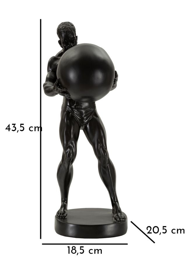 Estatueta Atlas Cm 18,5x20,5x43,5