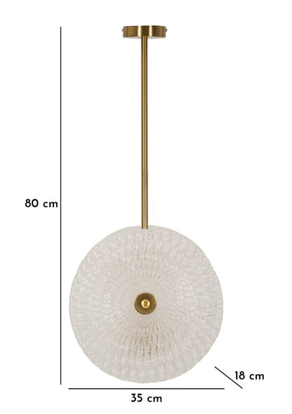 Candeeiro de Teto Glass Cm 35x18x80