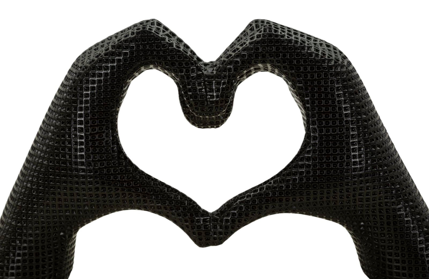 Escultura Lover Preto Cm 25x7,5x13,5