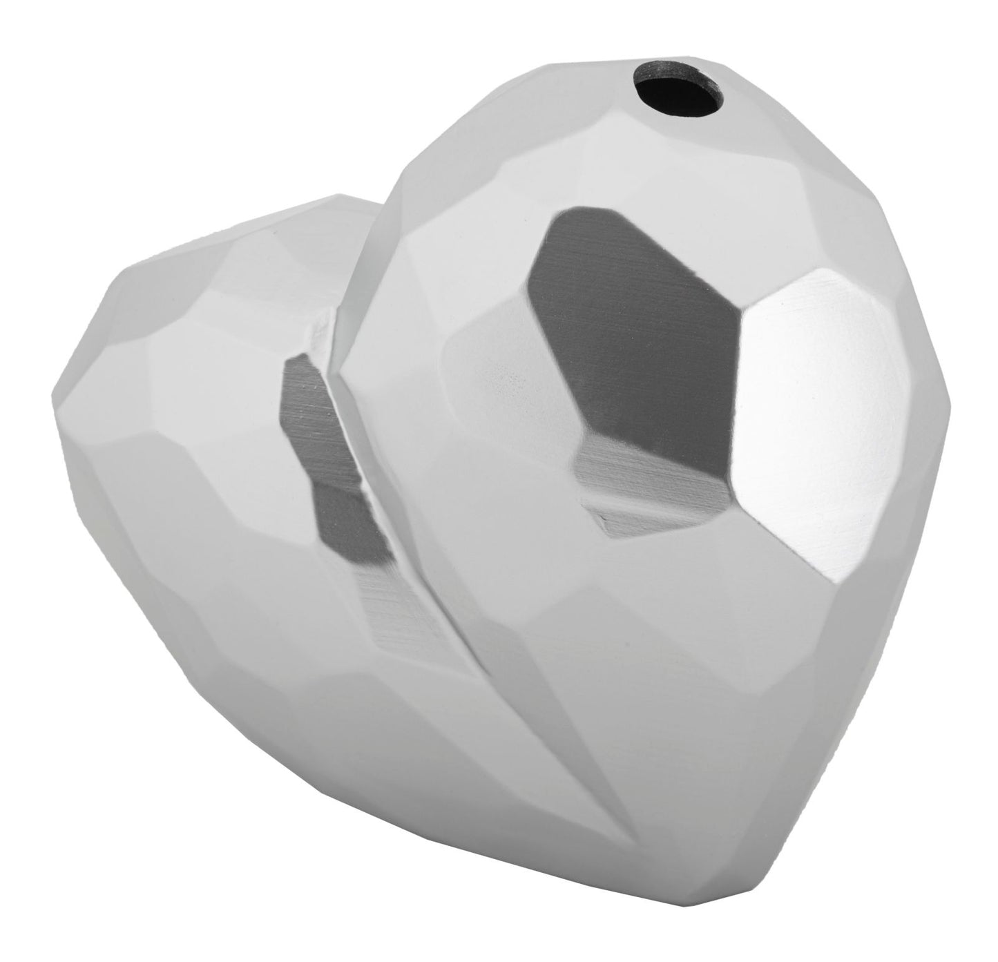 Jarra Coração Prateado Cm 19x9x18