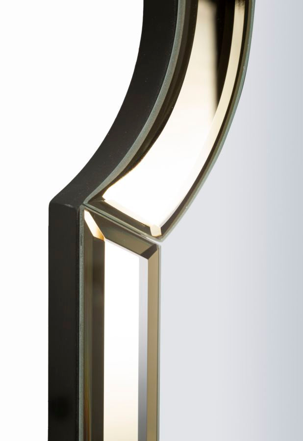 Espelho de Parede Istanbul Dourado Cm 60x2x150 (misura Espelho Cm 54x143,5)