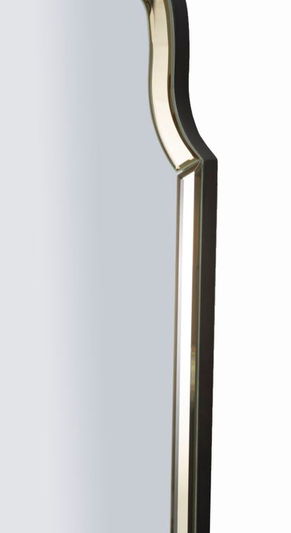 Espelho de Parede Istanbul Dourado Cm 60x2x150 (misura Espelho Cm 54x143,5)