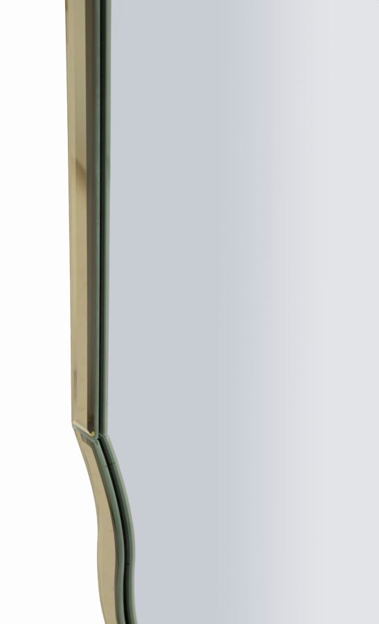 Espelho de Parede Istanbul Dourado Cm 60x2x150 (misura Espelho Cm 54x143,5)