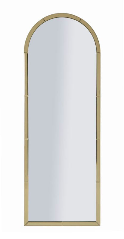 Espelho de Parede Baku Dourado Cm 55x2x150 (misura Espelho Cm 49x144)