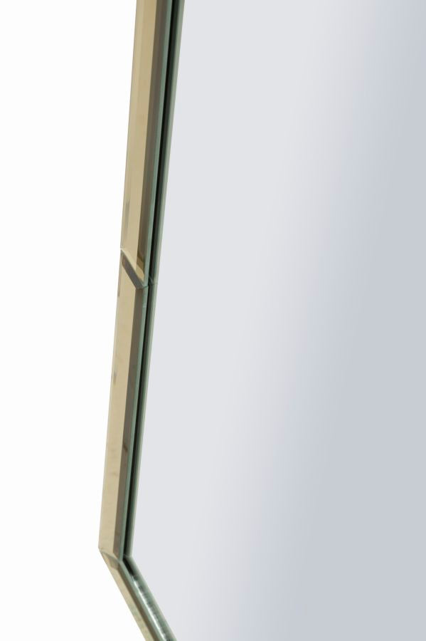 Espelho de Parede Baku Dourado Cm 55x2x150 (misura Espelho Cm 49x144)