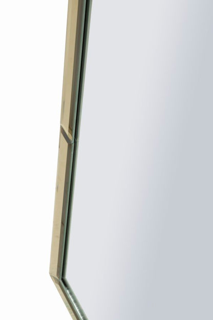 Espelho de Parede Baku Dourado Cm 55x2x150 (misura Espelho Cm 49x144)