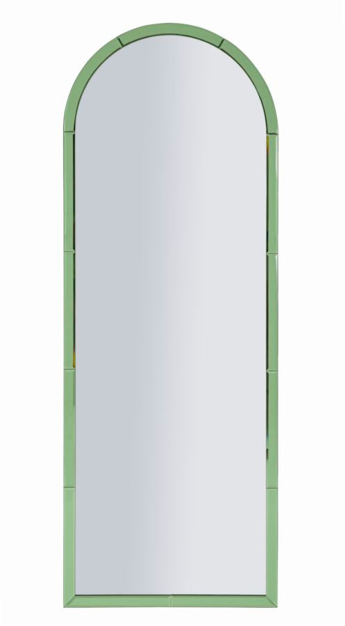 Espelho de Parede Baku Verde Cm 55x2x150 (misura Espelho Cm 49x144)
