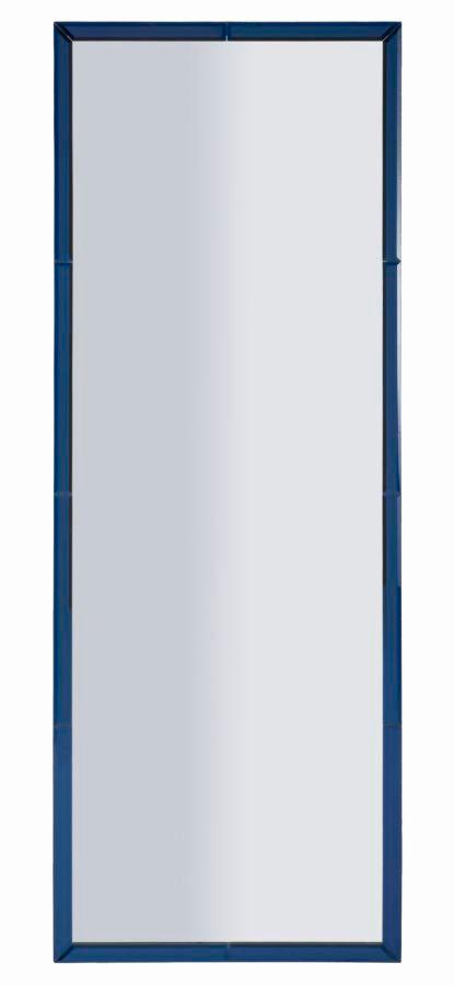 Espelho de Parede Berlino Azul Cm 55x2x150 (misura Espelho Cm 49x143,5)