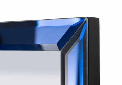 Espelho de Parede Berlino Azul Cm 55x2x150 (misura Espelho Cm 49x143,5)